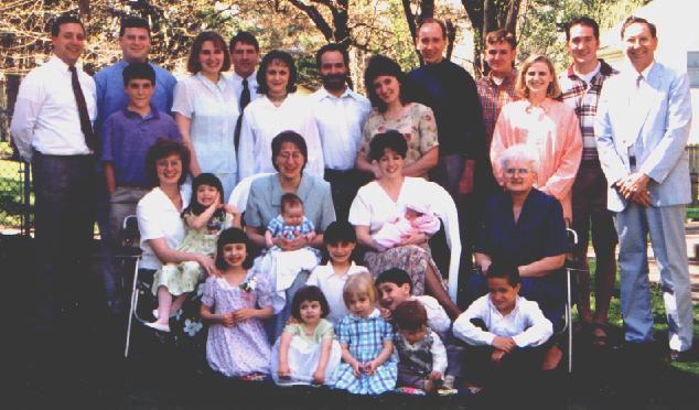 1998 Easter Sunday Bossler Family
